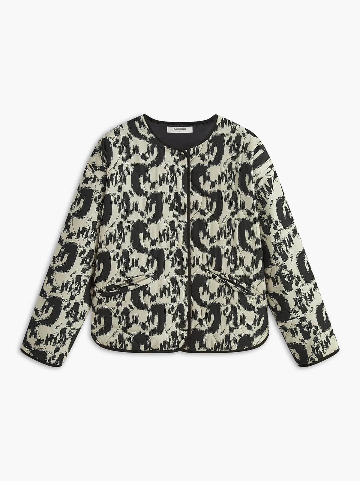 Animal Print Statement Jacket | Leona